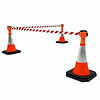 Skipper budget set retractable barrier cones - crowd control