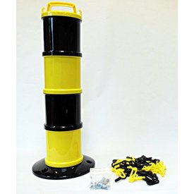  Modular beacon Yellow / Black Ø 200 mm + 5 m chain