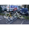 Double-sided bicycle rack Velo52 suited for 10 bikes