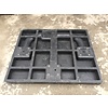 Rubber mounting base for parking bracket Stopblock to embed