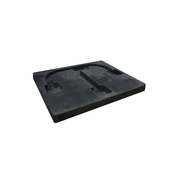  Rubber mounting base for parking bracket Stopblock to embed