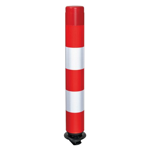 Balise auto relevable FLEXPIN - rouge/blanc - 75 cm