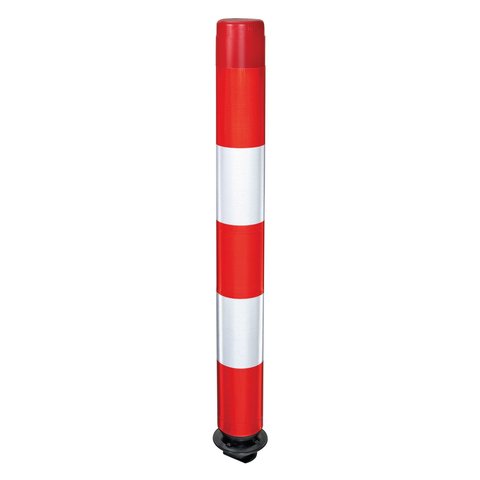 Balise auto relevable FLEXPIN - rouge/blanc - 100 cm