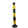 Balise auto relevable FLEXPIN - noir/jaune - 100 cm