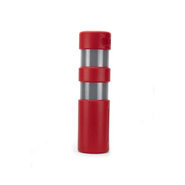  Balise auto relevable TRAFFIFLEX - rouge - (douille 16/80 M12 inclue)