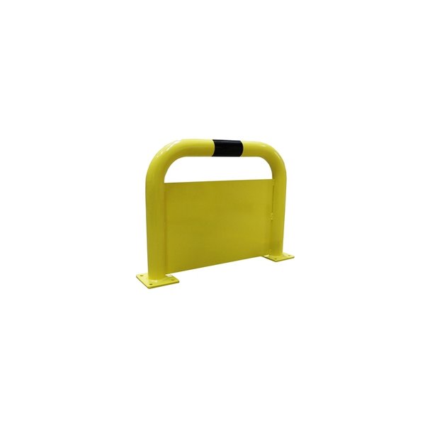  Collision protection barrier with under-run guard from steel 750 x 600 mm