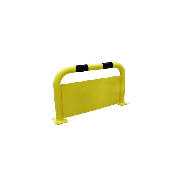  Collision protection barrier with under-run guard from steel 1000 x 600 mm