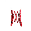 Foldable barrier plastic Extenso - red/white - 2400 x 400 x 1000 mm