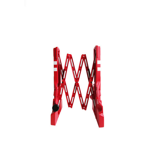 Barrière extensible PVC Extenso - rouge/blanc