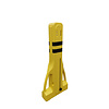 Foldable barrier plastic Extenso - yellow/black - 2400 x 400 x 1000 mm