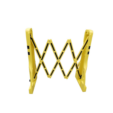 Foldable barrier plastic Extenso - yellow/black