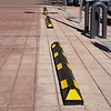 Park-aid car stop 180 cm - yellow/black