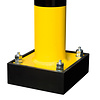 beschermbeugel SWING 1240 x 1000 mm - thermisch verzinkt en gepoedercoat - geel/zwart