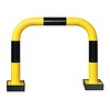 arceau de protection SWING 640 x 750 mm - galvanisé à chaud et thermolaqué - jaune/noir