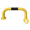 arceau de protection - amovible - 350 x 750 - thermolaqué - jaune/noir