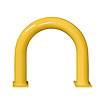 arceau de protection XL - 600 x 650 - thermolaqué - jaune