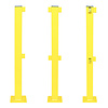 magazijn railing S-LINE - middenpaal - thermisch verzinkt en gepoedercoat - geel