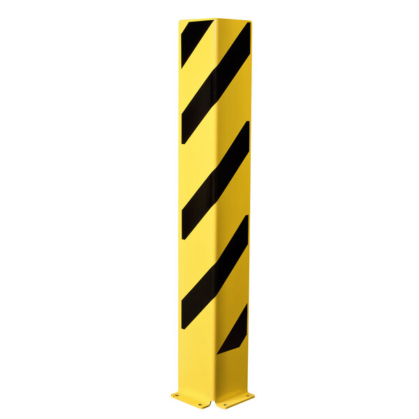  protecteur d'angle - profil L 800 x 160 mm - noir/jaune