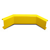 glissière pare-chocs - angle intérieur - galvanisé à chaud et thermolaqué - jaune