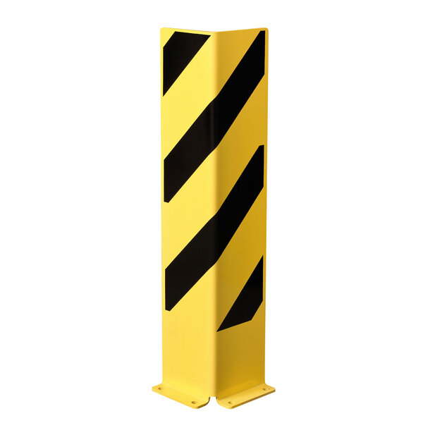  protecteur d'angle - profil L 800 x 160 mm - noir/jaune