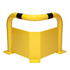 arceau de protection d'angle anti-encastrement - 600 x 600 x 600 - thermolaqué - jaune/noir