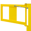 deur met gasdrukveer voor XL-Line magazijn railing - gepoedercoat - geel