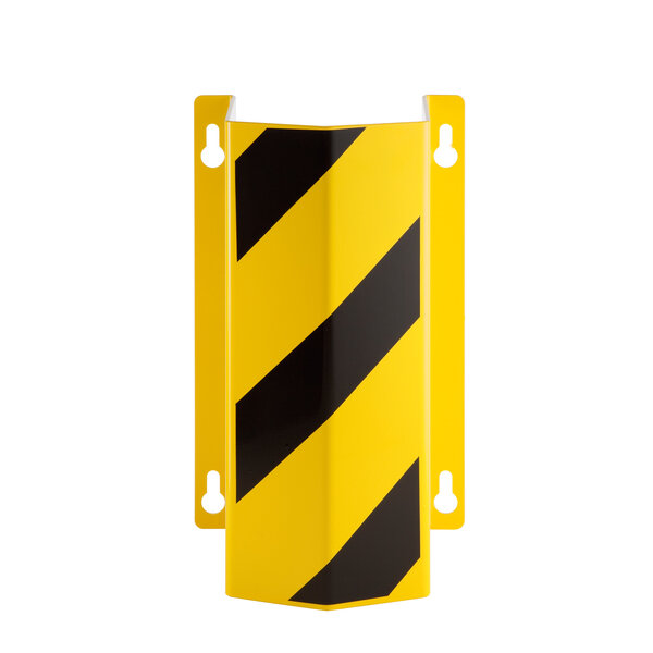MORION protection de tuyau 180° - 500 x 292 x 230 mm - galvanisé à chaud et thermolaqué - jaune/noir