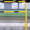 arceau de protection Ø48 mm - 1300x1000 mm - montage mural - galvanisé à chaud et thermolaqué - jaune/noir