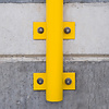 arceau de protection Ø48 mm - 1300x2000 mm - montage mural - galvanisé à chaud et thermolaqué - jaune/noir