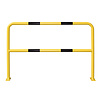 arceau de protection Ø48 mm - 1000x1500 mm - platines - galvanisé à chaud et thermolaqué - jaune/noir