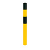 poteau de protection Ø 90mm (S) à bétonner - galvanisé à chaud et thermolaqué - jaune/noir