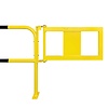 beschermbeugel met manuele deur Ø48 mm - geel/zwart