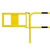 arceau de protection Ø 48 mm avec portillon manuel - jaune/noir