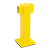 rambarde magasin XL-line - 500 mm - poteau central - thermolaqué - jaune