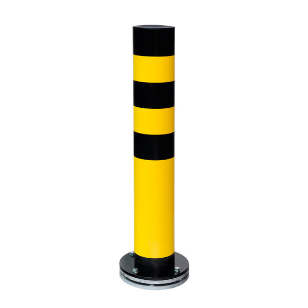 BLACK BULL poteau de protection SWING ROTA - Ø159 x 1000 mm - thermolaqué - jaune/noir