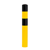 poteau de protection Ø 159mm (L) à bétonner - galvanisé à chaud et thermolaqué - jaune/noir