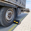 Budget parking stop for HGV's and forklift trucks
