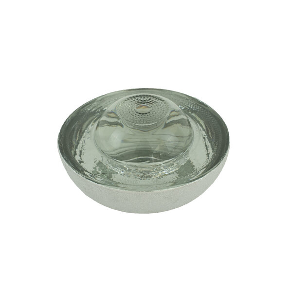  Glasbolreflector- Wit - diameter 100 mm - hoogte 45 mm