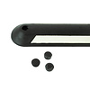 Bicycle lane divider 100 cm rubber black/white