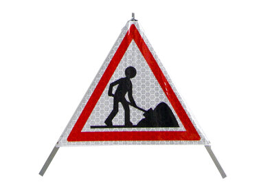 Roll-up road signs