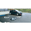 Base d'encastrement en caoutchouc pour arceau de parking Stopblock