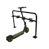 Double sided scooter rack 7 scooters - 1600 x 1000 mm + galva + RAL 9005