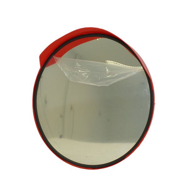 Miroir de circulation 'Universal' Ø600 mm - cadre rouge