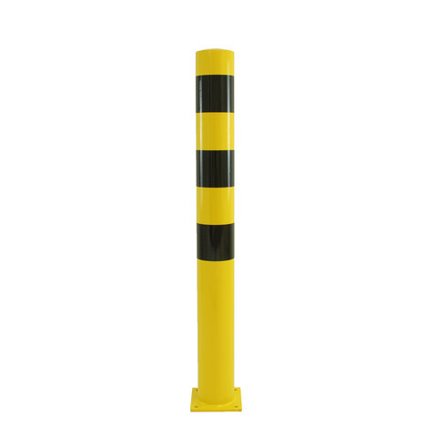 Collision protection bollard + base plate 1500 mm