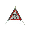 Folding traffic sign 'TRIPAN' - face A15 - SLIPPERY ROAD