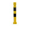 Flexible protection bollard on base plate - Ø 100 mm x 800 mm