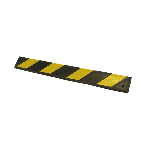  Protection d'angle caoutchouc - jaune/noir - 800 x 100 x 8 mm