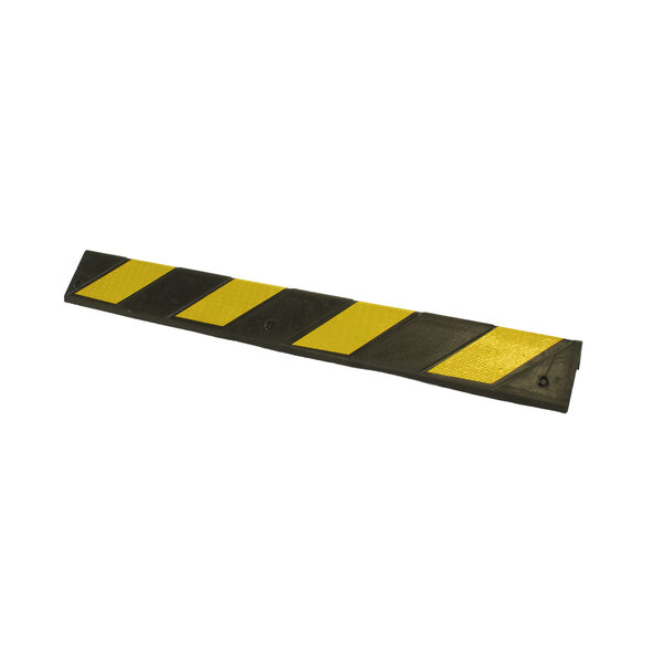  Rubber corner guard - yellow/black- 800 x 100 x 8 mm