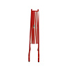 Foldable fence up to 3 m - Red/white