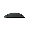 Traffic speed bump 'SLOWLY' 3 cm black end element